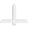 Ekena Millwork Eugene Architectural Grade PVC Gable Bracket, 36"W x 24"H x 4"D x 4"F, 16/12 Pitch GBP036X24X0404EUG00 - alternate 3